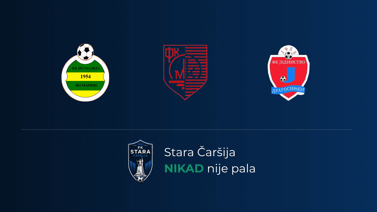Logo FK Sumadije, FK Magnohroma i FK Jedinstva
